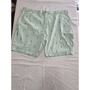 George Cargo Shorts Men's 46 Green Relaxed Fit Stretch‎ Casual Outdoor Golf
